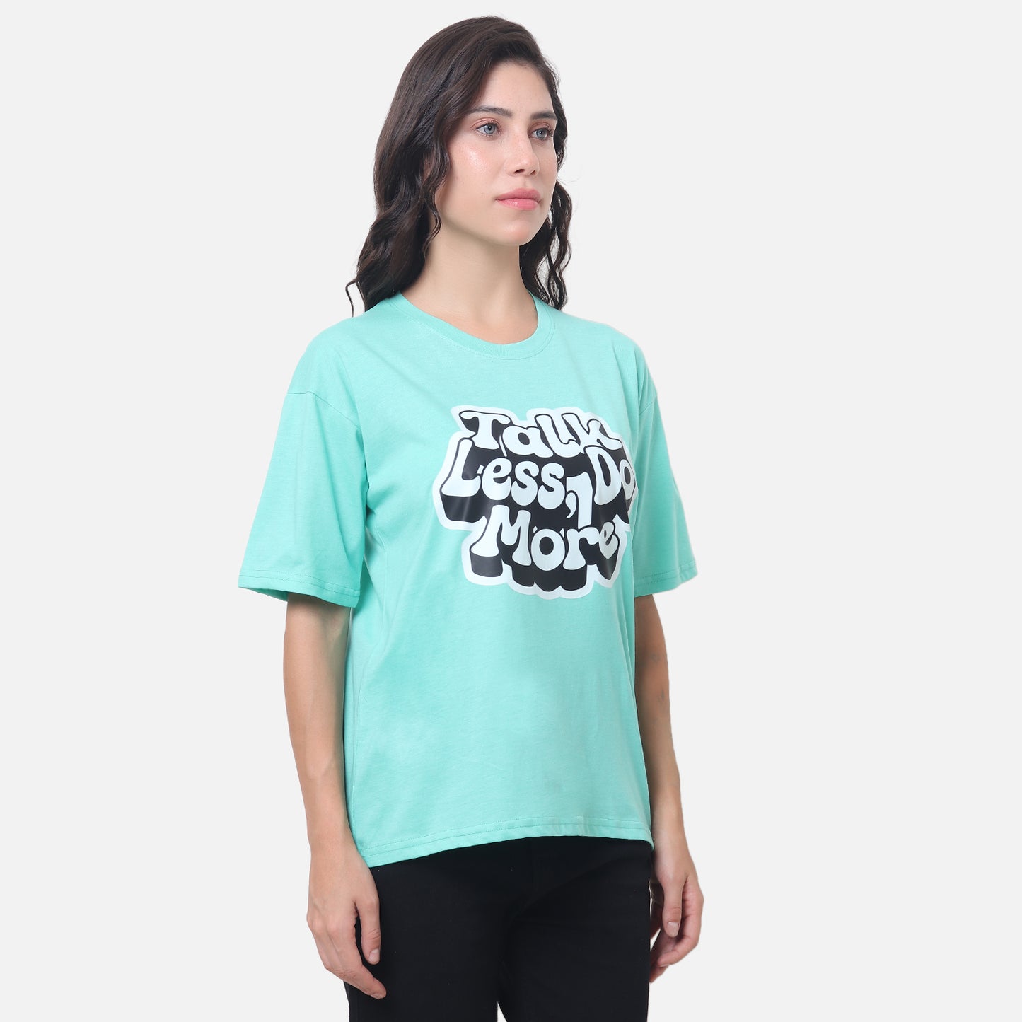 Motivational Statement T-Shirt - Mint Green