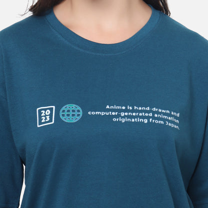 Oversized Anime Graphic T-Shirt – For the True Otaku Vibe