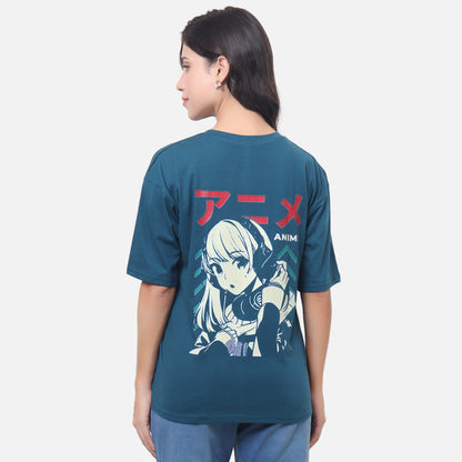 Oversized Anime Graphic T-Shirt – For the True Otaku Vibe