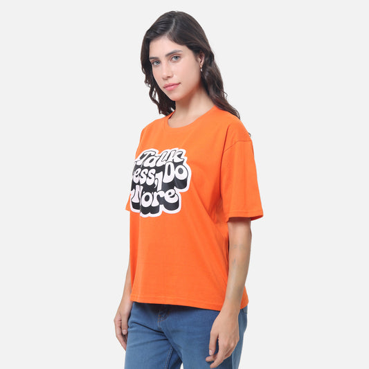 Talk Less, Do More Oversized T-Shirt – Actions Speak Louder