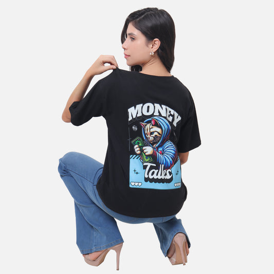 Money Talks Oversized T-Shirt – Hustle in Style