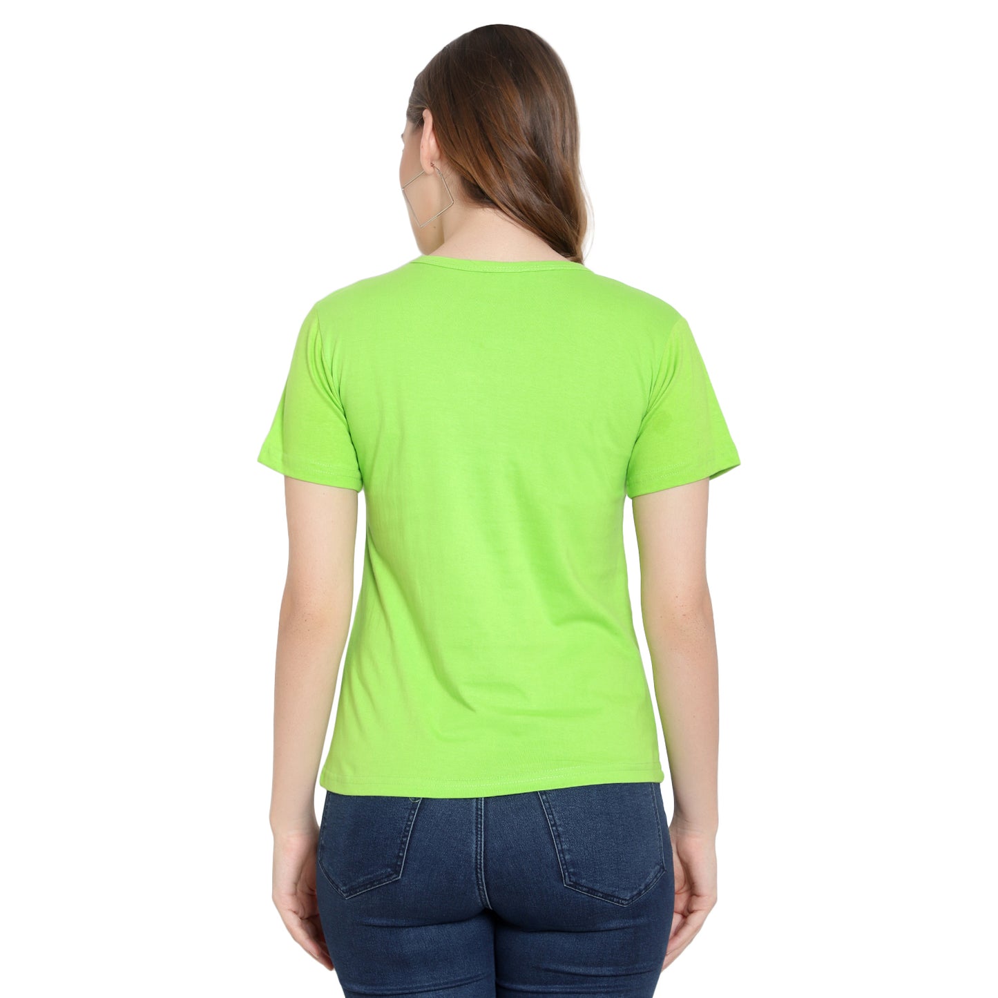 Women's Half-Sleeve Printed T-Shirt – Cotton Casual Tee