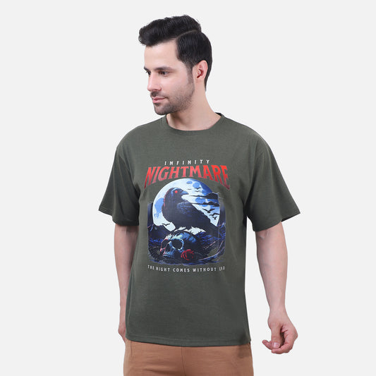 Infinity Nightmare Gothic Raven T-Shirt – Embrace the Darkness Within