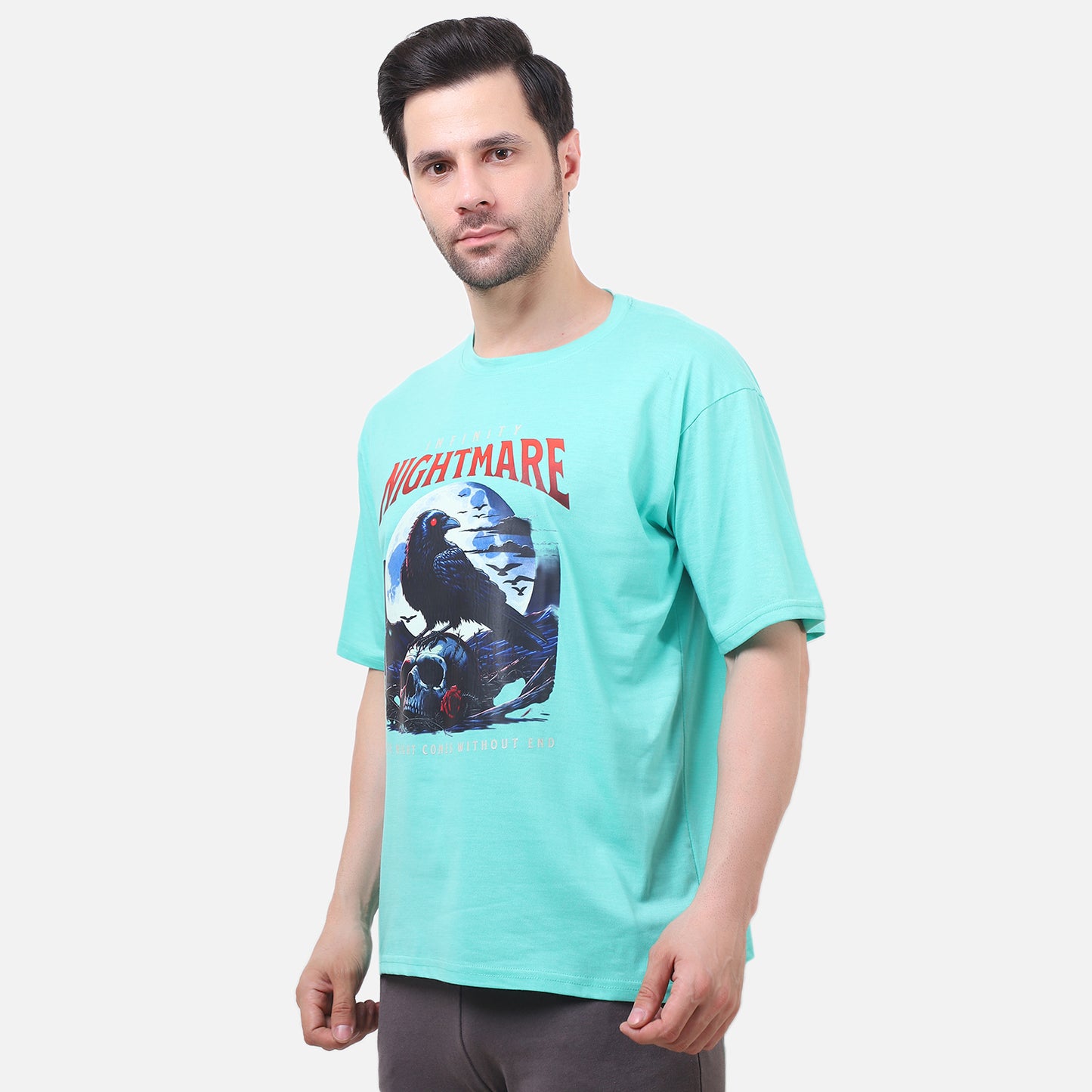 Raven Skull Tee Wear the Chaos, Rule the Silence