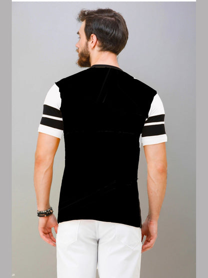Men's White Half Sleeves T-Shirt – Pure Cotton Classic Tee