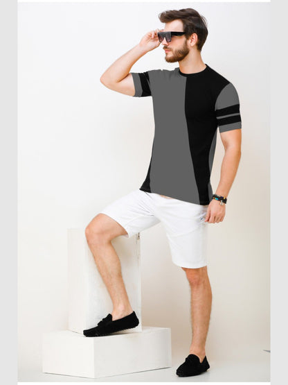 Men's Half Sleeves Cotton T-Shirt – Modern & Trendy Casual Tee