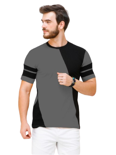 Men's Half Sleeves Cotton T-Shirt – Modern & Trendy Casual Tee
