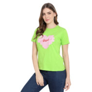 Women’s Neon Color T-Shirt - 100% Premium Cotton, Half Sleeves, Casual Style - Image 7